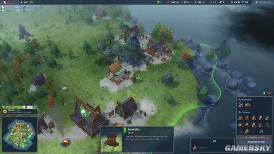 northgard怎么扩大领地（《进化之地》厂商新作《北地（Northgard）》上架Steam 售价61元）-第5张图片-拓城游