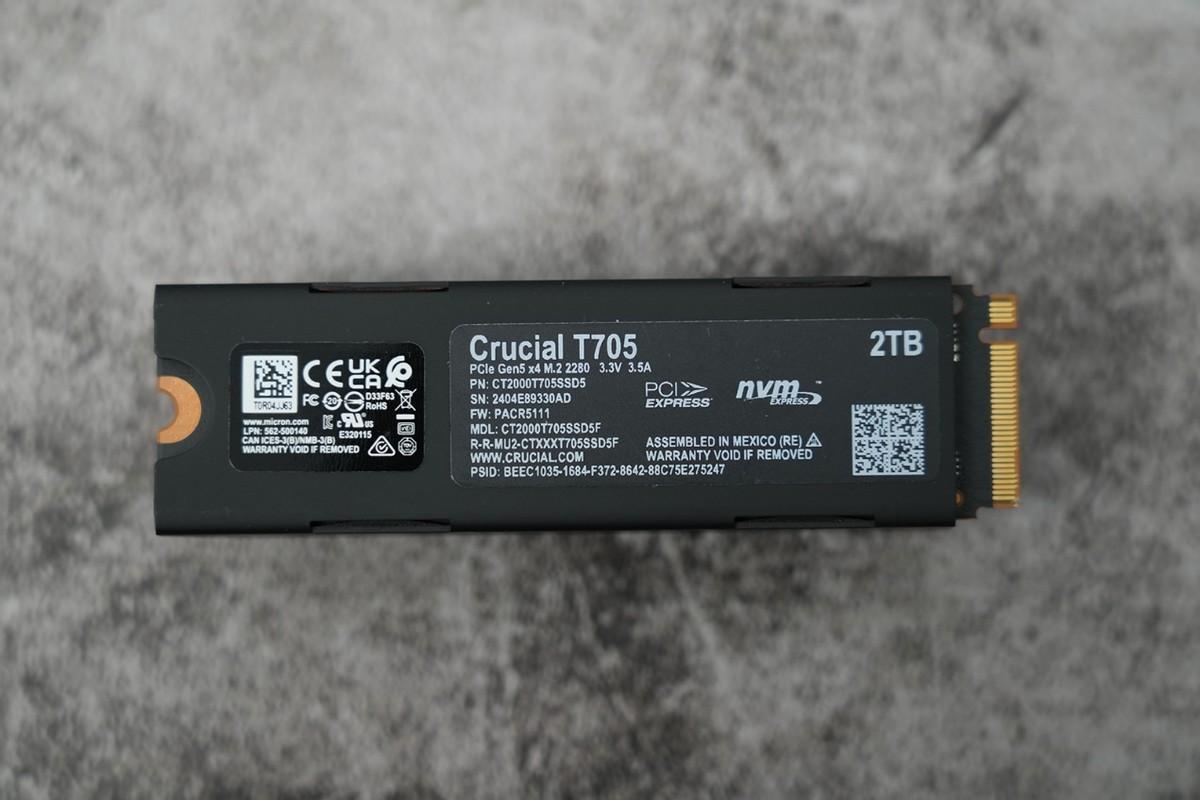 图纸上标有t2.5是什么意思（PCIe第5代！读取超14GB/s 英睿达T705固态硬盘评测）-第5张图片-拓城游