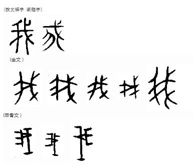 “我”字的起源是什么？（我的来历）