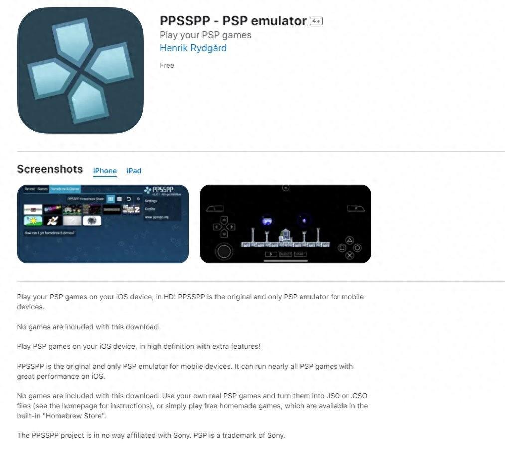 PSP用FC模拟器NesterJ返回游戏列表很慢（知名模拟器PPSSPP登陆苹果App Store 可畅玩PSP游戏）-第2张图片-拓城游