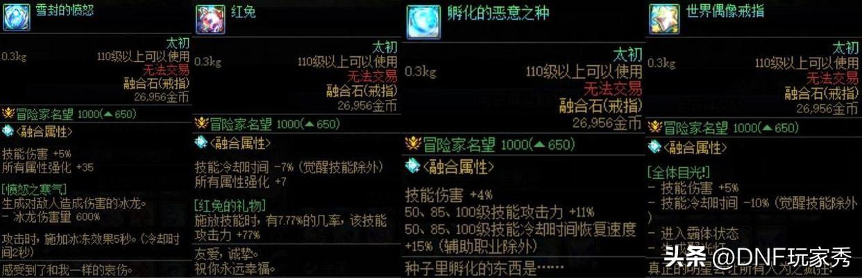 魔兽世界[元素太初！]任务怎么做（DNF：太初融合石！提升率毁天灭地，但只允许带2件）-第5张图片-拓城游