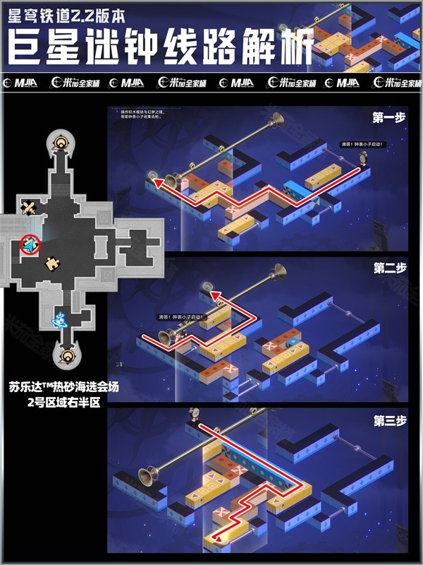 《崩坏星穹铁道》2.2新地图梦境迷钟解法 新地图梦境迷钟怎么解-崩坏星穹铁道游戏攻略推荐-第4张图片-拓城游