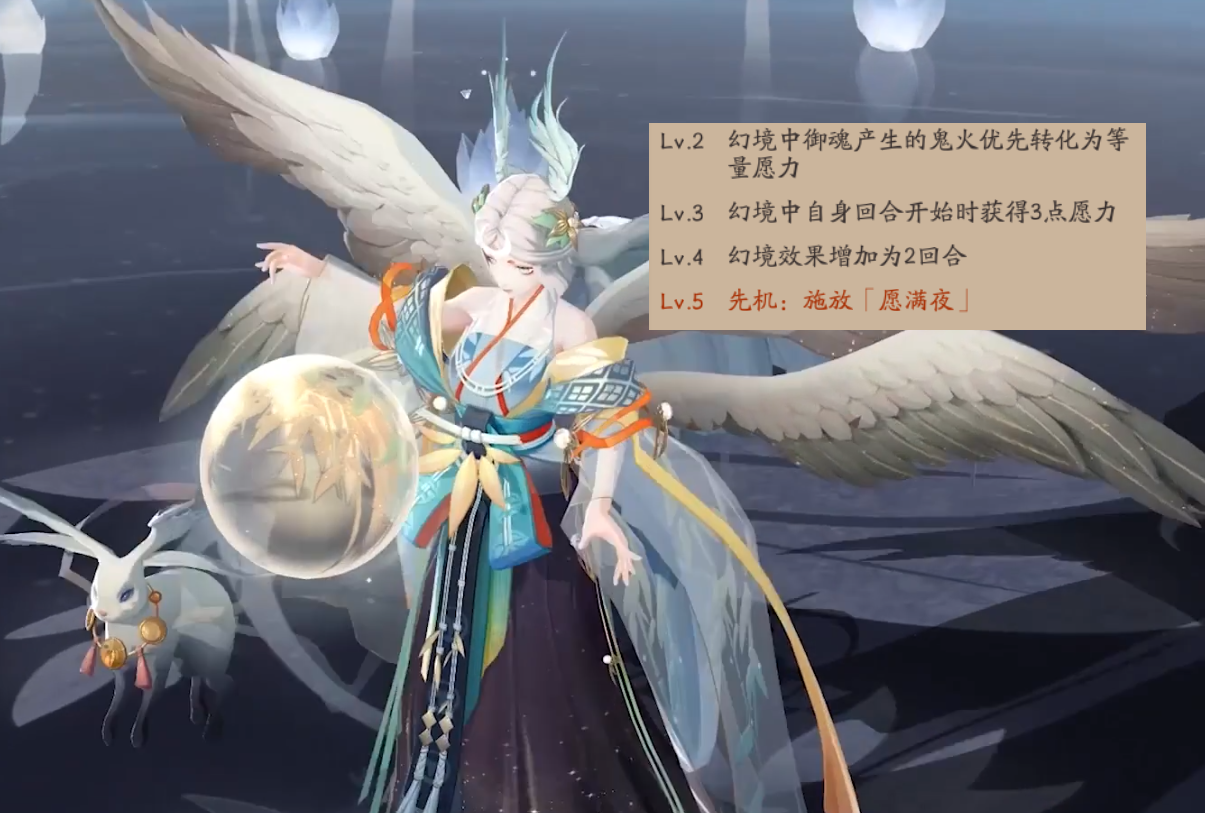 阴阳师辉夜姬技能详解（阴阳师：浅析SP辉夜姬的技能与就业，强度为T1，属于两开花式神）-第6张图片-拓城游