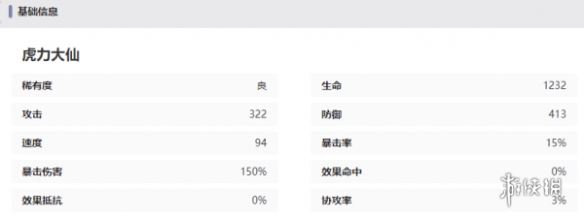 西游笔绘西行虎力大仙技能强度一览-西游笔绘西行游戏攻略推荐-第5张图片-拓城游