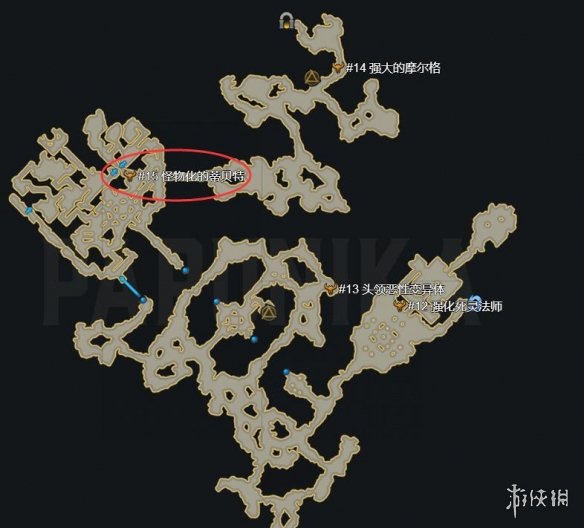 《命运方舟》变成怪物的提贝克位置一览-命运方舟游戏攻略推荐-第2张图片-拓城游