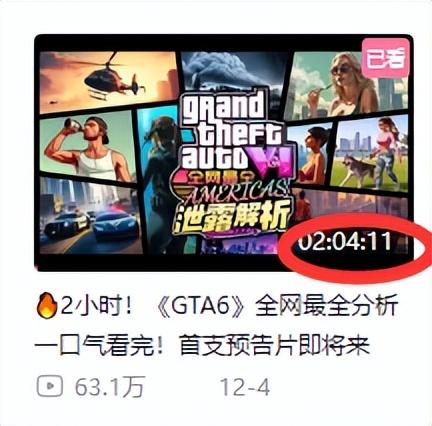 侠盗猎车手系列（1分31秒的《GTA6》预告片，玩家解析2小时，让评论区发癫24小时！）-第7张图片-拓城游