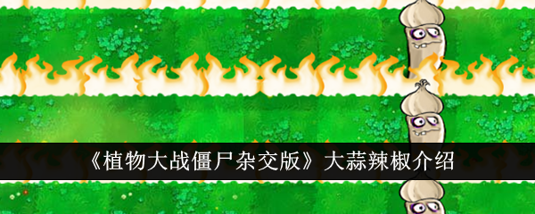 《植物大战僵尸杂交版》大蒜辣椒介绍-植物大战僵尸杂交版游戏攻略推荐